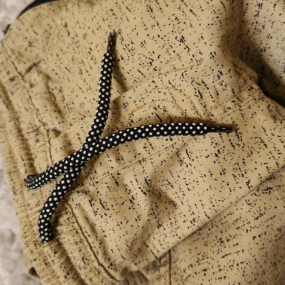 Retro stitch boys pants tan brown fancy skinny cotton bottom - Picture 13 of 13